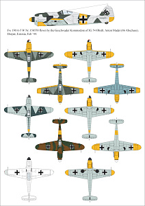 Декаль 1/72 JG 54 Vol.1 (Aims)