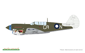 Сборная модель 1/48 Curtiss KITTYHAWK DUAL COMBO Mk.Ia (P-40E)/Mk.IV(P-40N) (LIMITED!) (Eduard kits)