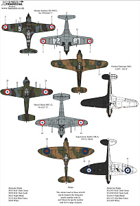 Декаль 1/48 Battle Of France Fighters Collection (4) (Xtradecal)