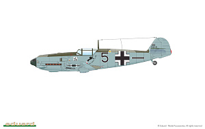 Сборная модель 1/48 ADLERANGRIFF (DOUBLE kit) Messerschmitt Bf-109E (Eduard kits)