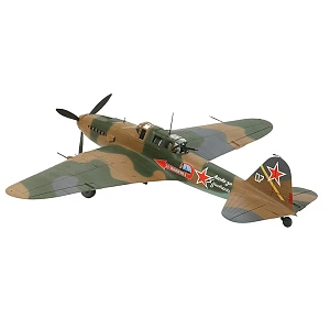 Сборная модель 1/48 Советский штурмовик ИЛ-2 (Tamiya)