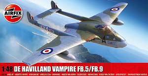 Сборная модель 1/48 de Havilland Vampire FB.5/FB.9 (Airfix)