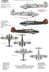 Декаль 1/48 Avro Anson Mk.I Part 3 (6) (Xtradecal)