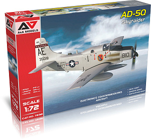 Сборная модель 1/72 Douglas AD-5Q Skyraider (A & A Models)