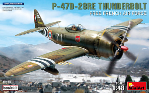 Сборная модель 1/48 P-47D-28RE Thunderbolt French AF (BASIC KIT) (MiniArt)