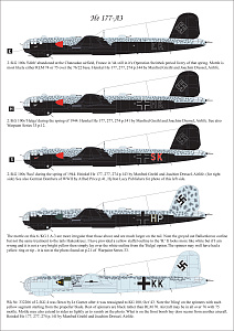 Декаль 1/72 Heinkel He-177A-3 [He-177A-5] (Aims)