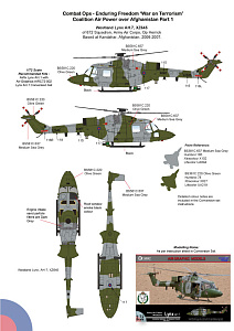 Декаль 1/72 Operation Enduring Freedom 'Coalition Air Power over Afghanistan Part 1 (AGM)