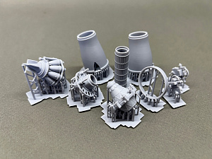 Дополнения из смолы 1/72 Двигатель Dervent-V (KepModels)