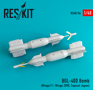 Дополнения из смолы 1/48 BGL-400 free-fall general -purpose bombs x 2 pcs (ResKit)