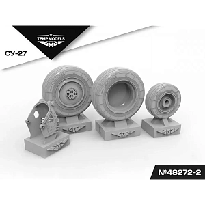 Дополнения из смолы 1/48 Колеса шасси СУ-27 3Д (Temp Models)