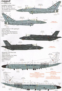 Декаль 1/72 RAF 2014 Update (Xtradecal)