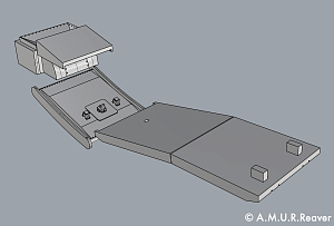 Дополнения из смолы 1/48 Рампы воздухозаборников и окна перепуска для F-14 (A.M.U.R.Reaver)