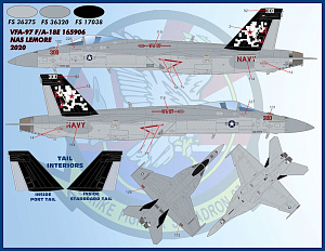 Декаль 1/48 Air Wing All-Stars Super Hornets Part IV (Furball Aero-Design)