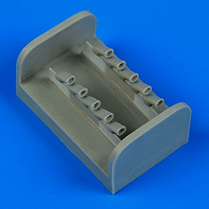 Дополнения из смолы 1/72 Выхлопные патрубки ИЛ-2 Штурмовик (Tamiya)