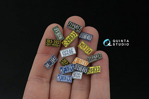 Автомобильные номера США, юго-восточные штаты, 1950-1960 (для всех моделей) (на метал. основании) ч1