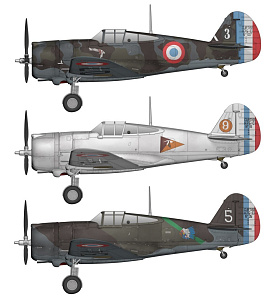 Сборная модель 1/72 Curtiss H-75 A1/A2 (Arma Hobby)