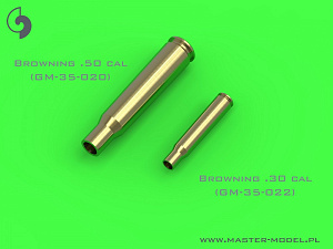 Дополнения из латуни 1/35 M1919 Browning .30 caliber (7.62mm) - empty shells (25pcs)