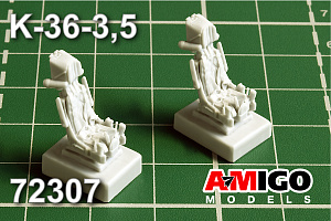 Дополнения из смолы 1/72 Катапультируемое кресло К-36-3,5 (Amigo Models)