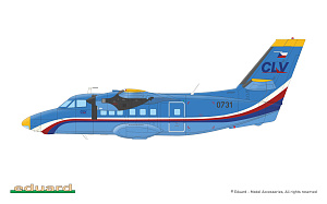 Сборная модель 1/72 Let L-410UVP TURBOLET (Eduard kits)