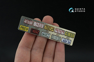 Автомобильные номера США, средний запад, 1910-1940 (для всех моделей) (на метал. основании)