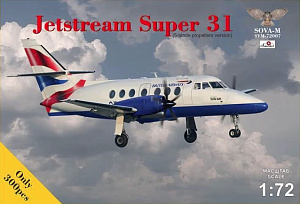 Сборная модель 1/72 Jetstream Super 31 (5-blade propellers) (Sova-M)