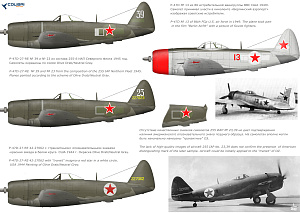 Декаль 1/48 P-47 Red Stars (Colibri Decals)