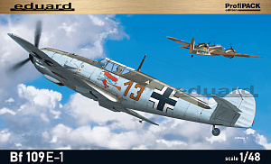 Сборная модель 1/48 Messerschmitt Bf-109E-1 (Eduard kits)