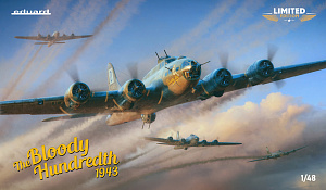 Сборная модель 1/48 B-17F Flying Fortress (The Bloody Hundredth 1943) (Eduard kits)