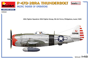 Сборная модель 1/48 P-47D-28RA Thunderbolt Pacific Theater of Op. (MiniArt)