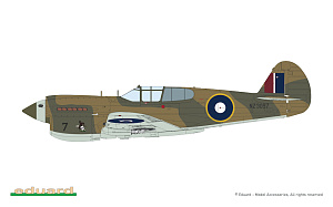 Сборная модель 1/48 Curtiss P-40E Warhawk (The ProfiPACK edition kit) (Eduard kits)