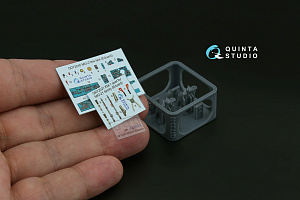 3D Декаль интерьера кабины МиГ-21БИС Поздний (с системой Полет-ОИ) (Eduard) (с 3D-печатными деталями