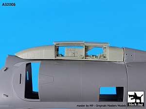 Дополнения из смолы 1/32 Douglas A-4E Skyhawk spine electronic + tail (для Trumpeter kits)