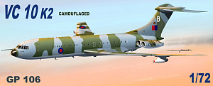 Сборная модель 1/72 Vickers VC-10 K2 RAF camouflaged [VC10] (Mach 2)