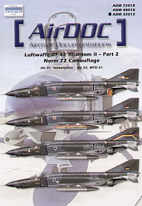 Декаль 1/32 McDonnell RF-4E Phantoms Luftwaffe Part 2 Norm 72 Camouflage (8) (Airdoc)