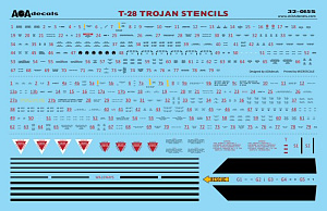 Декаль 1/32 Trojans At War - T-28 Trojans in the Vietnam War (AOA Decals)