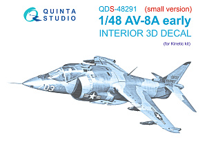 3D Декаль интерьера кабины AV-8A Early (Kinetic) (Малая версия)