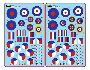Декаль 1/72 312 th Squadron RAF, Part IV / 2 decal version (AML)
