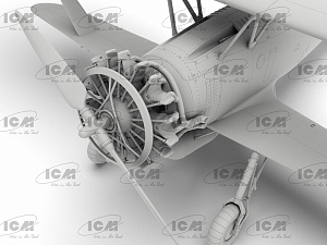 Сборная модель 1/32 Henschel Hs-123A-1 late version (ICM)
