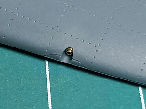 Дополнения из латуни 1/48 Spitfire Mk.Ia/IIa/Va - наконечники стволов Browning.303 (для Eduard)