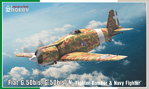 Сборная модель 1/32 Fiat G.50bis/G.50bis/N 'Fighter-Bomber & Navy Fighter' (Special Hobby)