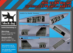 Дополнения из смолы 1/48 МиГ-23БН Большой набор (для модели Eduard kits) 