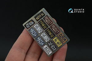 Автомобильные номера США, северо-восточные штаты, 1910-1940 (для всех моделей) (на метал. основании)