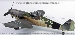 Сборная модель 1/32 Messerschmitt Bf-109K-4 (Kotare)