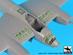 Дополнения из смолы 1/72 Набор №1 для de Havilland Mosquito Mk.VI (для модели Tamiya)
