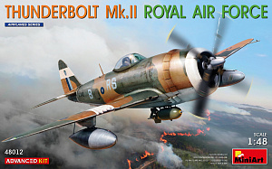 Сборная модель 1/48 Thunderbolt Mk.II. Royal A.F. (ADVANCED KIT) (MiniArt)