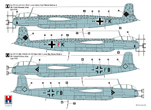 Сборная модель 1/72 Heinkel He-219A-0 (Hobby 2000)