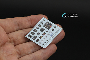 3D Декаль интерьера кабины B-24D/B-24J Liberator: носовой, центральный и задний отсеки (Hobby Boss)