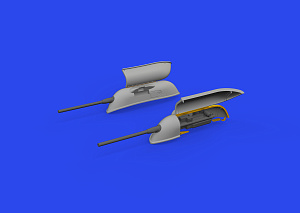 Дополнения из смолы 1/72 Messerschmitt Bf-109F/Bf-109G/Bf-109K gun pods (для модели Eduard)