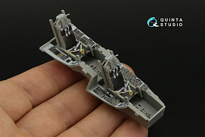 3D Декаль интерьера кабины F-16D block 50 (Kinetic 2022 tool)