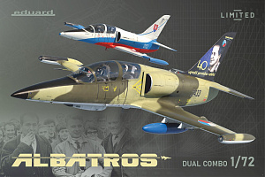 Сборная модель 1/72 ALBATROS DUAL COMBO new release of L-39 (Eduard kits)